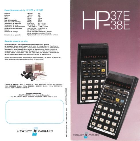 Folleto publicitario de la &eacute;poca