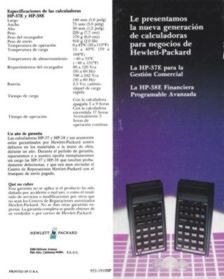 Folleto publicitario de la &eacute;poca