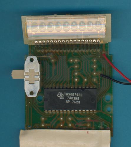 Circuitos interiores de la calculadora TI-1270 Circuitos interiores de la calculadora TI-1270