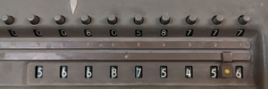 Calculadora con visualización mecánica