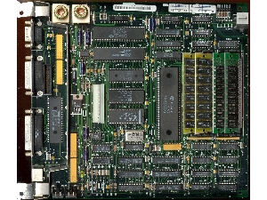 Imagen de la placa base del Macintosh Plus 