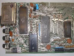 Placa base del ZX81 expuesta en nuestro museo Placa base del ZX81 expuesta en nuestro museo