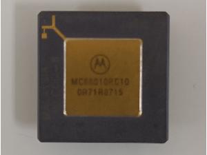 Vista superior  del procesador MC68010