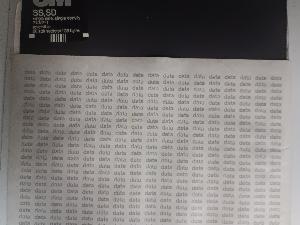 Disquete 8 pulgadas en su sobre de protección Disquete 8 pulgadas en su sobre de protección