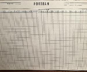 Hoja de codificación para programas en FORTRAN