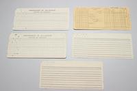 Tarjetas perforadas de diferentges tipos Tarjetas perforadas de diferentges tipos